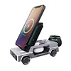 Creative Car Shape Design Multifunctional Cool Clock Desktop Stand Wireless Fast Charging