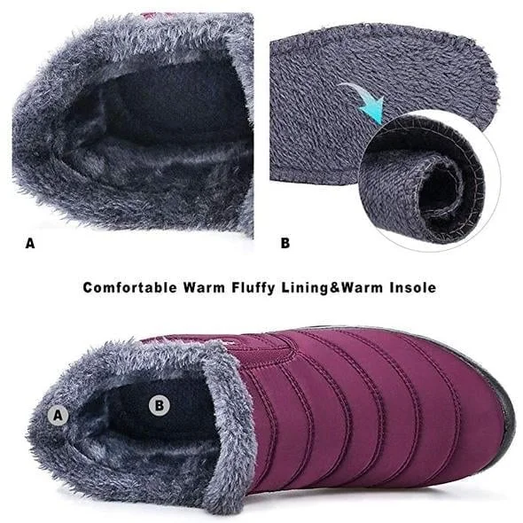 💖 Last Day Promotion 59% OFF🌹 Women Premium Light weight & Warm & Comfy Snow Boots