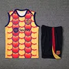 2024/2025 Barcelona pre-match training Yellow-Red Jersey+Shorts 1:1 Thai Quality