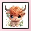 Cute Calf - 18CT Stamped Cross Stitch 30*30cm/11.81*11.81in