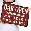 Funny Bar Open - Metal Tin Signs(8*12Inch/12*16Inch) - Bar