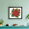 Rose - 9CT Partial Beaded Cross Stitch Kit(27x24cm)