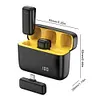Live Game Microphone 2 in 1 Lavalier Radio Microphone Clip-on for Live Selling
