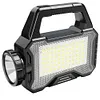 Solar Camping Lantern Long Range Portable Lantern Lamp Waterproof (Black)