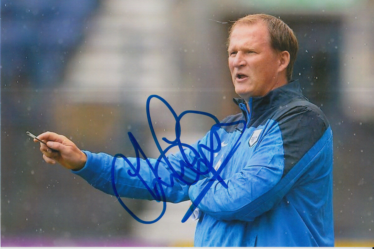 PRESTON NORTH END HAND SIGNED SIMON GRAYSON 6X4 Photo Poster painting 5.