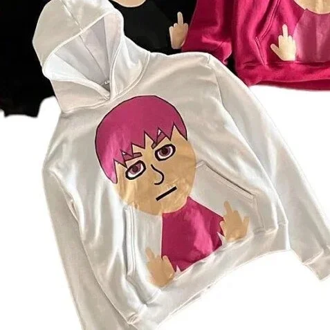 Harajuku john died graphical print hoodies women goth y2k tops hiphop oversized streetwear gothic clothes tracksuit men clothing
