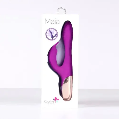 pornhint Pornhint Skyler Ultimately Pleasurable Silicone Bendable Purple Rabbit Vibrator, New