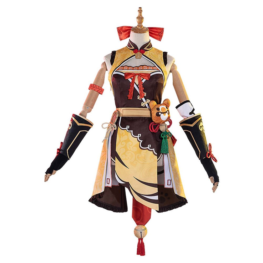 Genshin Impact Xiangling Cosplay Outfits Halloween Karneval Kostüm