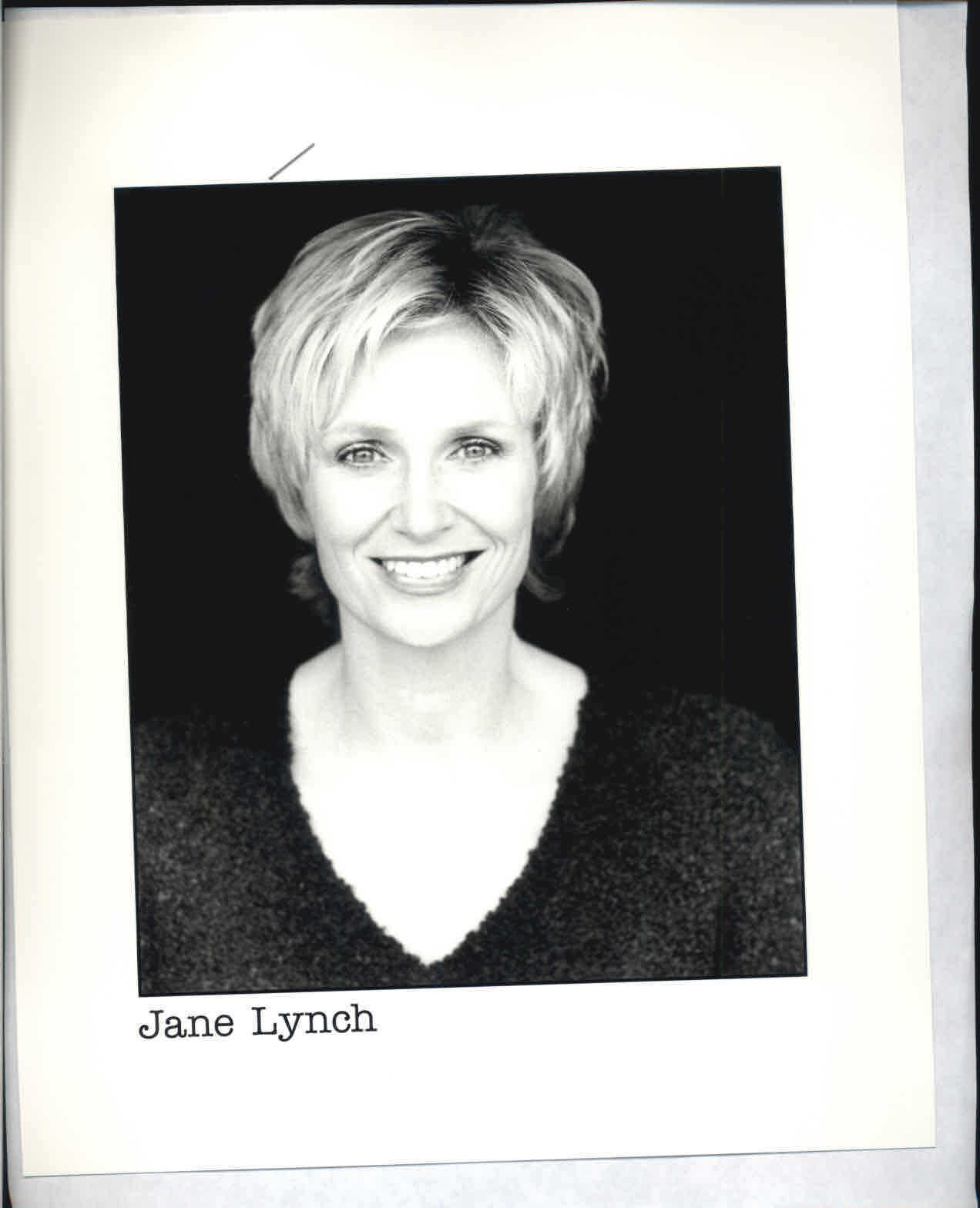 Jane Lynch - 8x10 Headshot Photo Poster painting w/ Resume - Glee