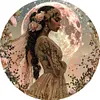 Diamond Painting -DIY Round Drill Girl(40x40cm)