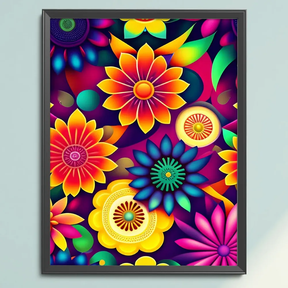 Full Round Diamond Painting 40*50cm - Flower