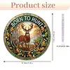 Diamond Painting Single-Sided Acrylic Deer Pendant for Home Wall Door and Window Decoration