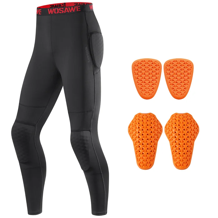 WOSAWE Men's Motorcycle Pants with Soft Knee Pads CE Certification