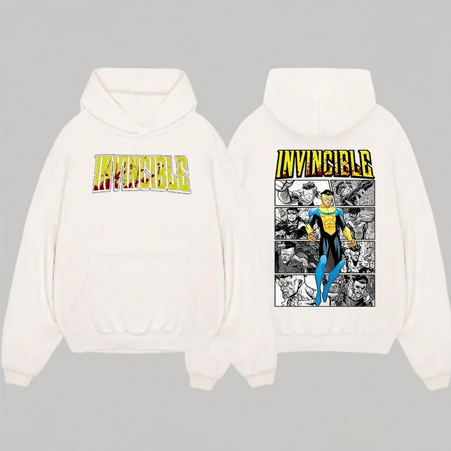 Invincible Variants Printed Unisex Oversized Hoodie