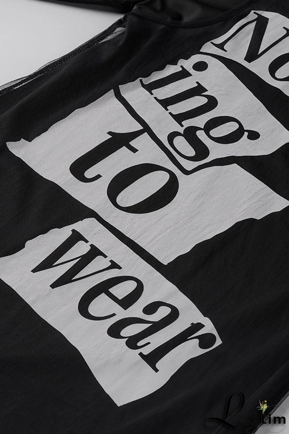 Black Casual Print Split Joint O Neck Short Sleeve Two Pieces