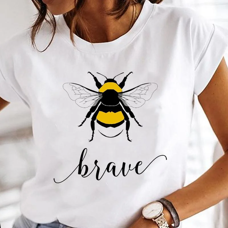 Women Dragonfly Sunflower Casual T shirt Girl Fashion Female Tops Print Mujer Camisetas Cartoon Ladies Graphic T-Shirt,Drop Ship