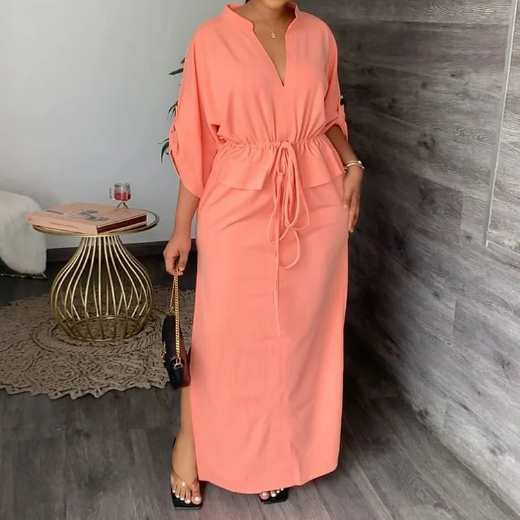 The Melody Dolman Sleeves Maxi Dress