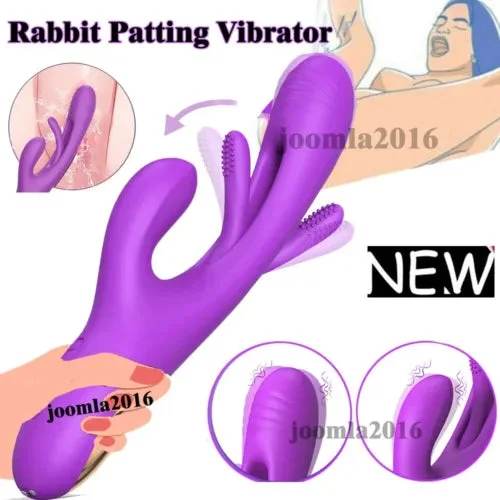 pornhint Pornhint Patting Rabbit Vibrator Dildo G-spot Massager Rechargeable Sex Toys For Women US