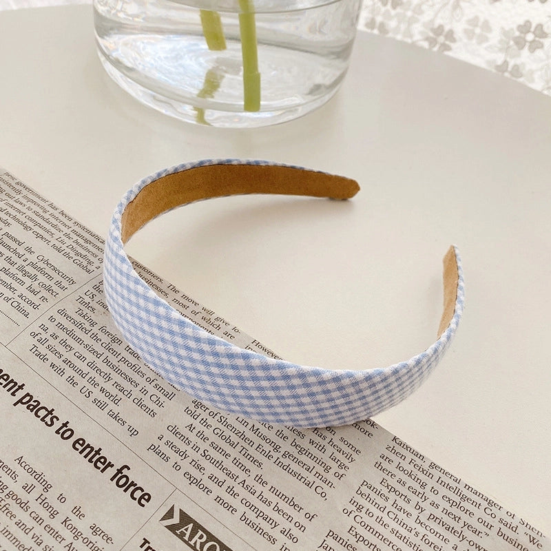 Retro Minimalist Women’s Solid Color Flower Cloth Hair Band