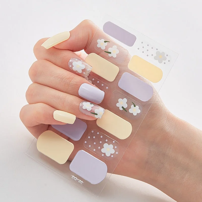 Four Sorts 0f Nail Stickers Self Adhesive Nail Sticker Nails Sticker Designer Full Cover Nail Stickers Nail Designs Nail Strips