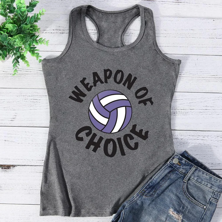Weapon Of Choice Volleyball Vest Top-Annaletters