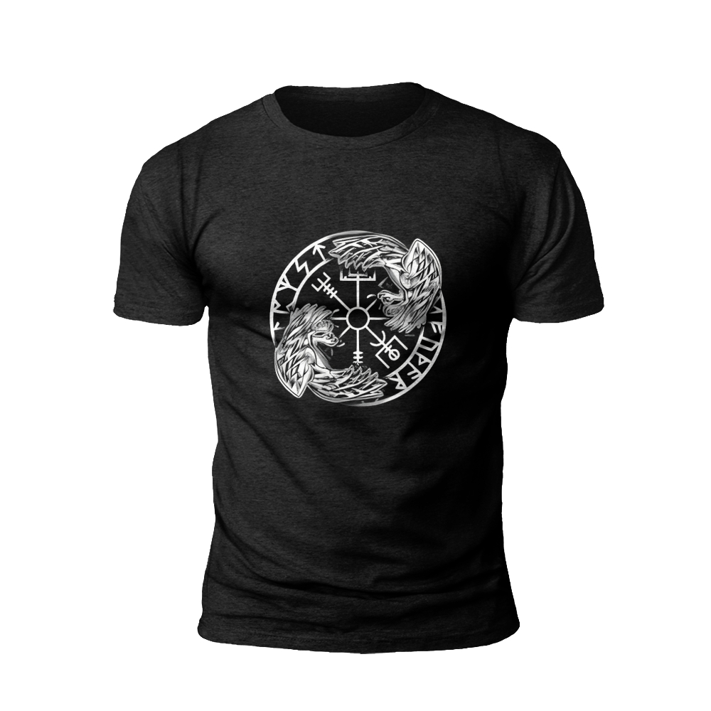 Norse Compass T-Shirt: Guiding the Way
