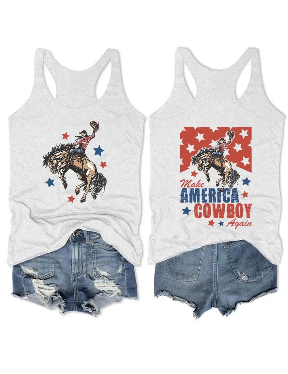 Make America Cowboy Again Tank