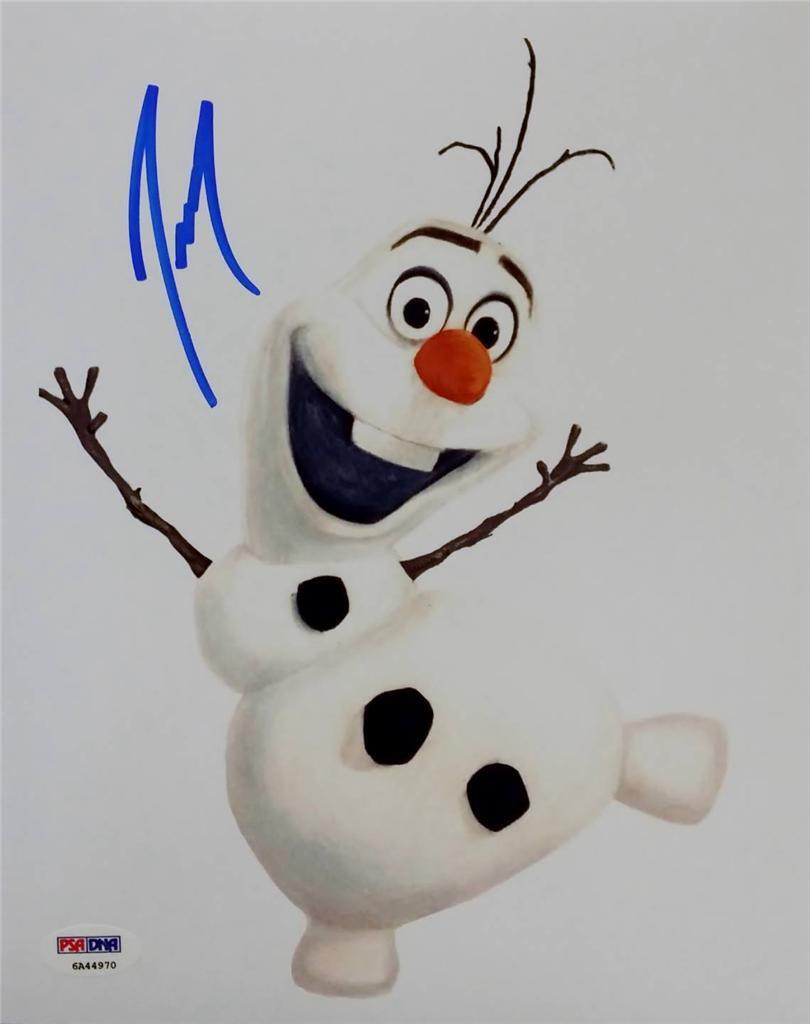 Josh Gad Olaf Signed Disney Frozen 8x10 Photo Poster painting ITP PSA Pic Proof N