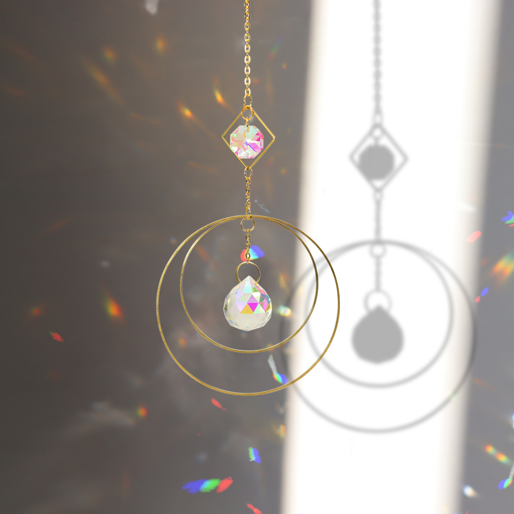 

Iron Ring Ball - Art Crystal Suncatcher, 501 Original