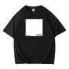 Luminous Drawing Board T-Shirt Trendy Brand Loose Men And Women Neutral Style DIY fun Fluorescent Printed Pure Cotton Short Sleeve