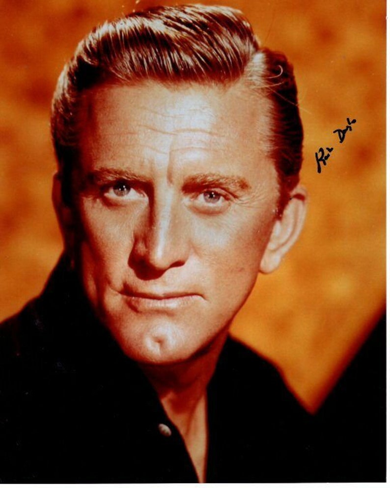 Kirk douglas signed autographed Photo Poster painting