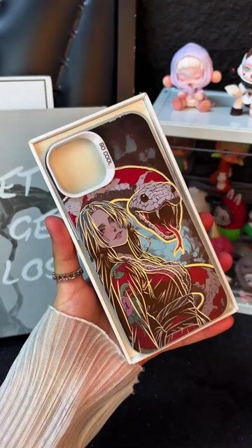 One Piece Silver Line Phone Case