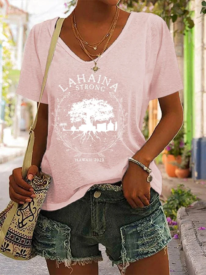 Women's Lahaina Strong Casual T-Shirt socialshop