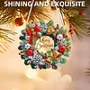 Kit de pendentif de peinture acrylique &agrave; un seul c&ocirc;t&eacute; de No&euml;l 20 cm