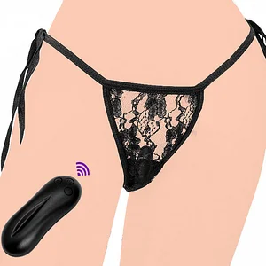 Wireless Vibrating Lace Panty Sex Toy for Women, Perfect for Adult Pleasure