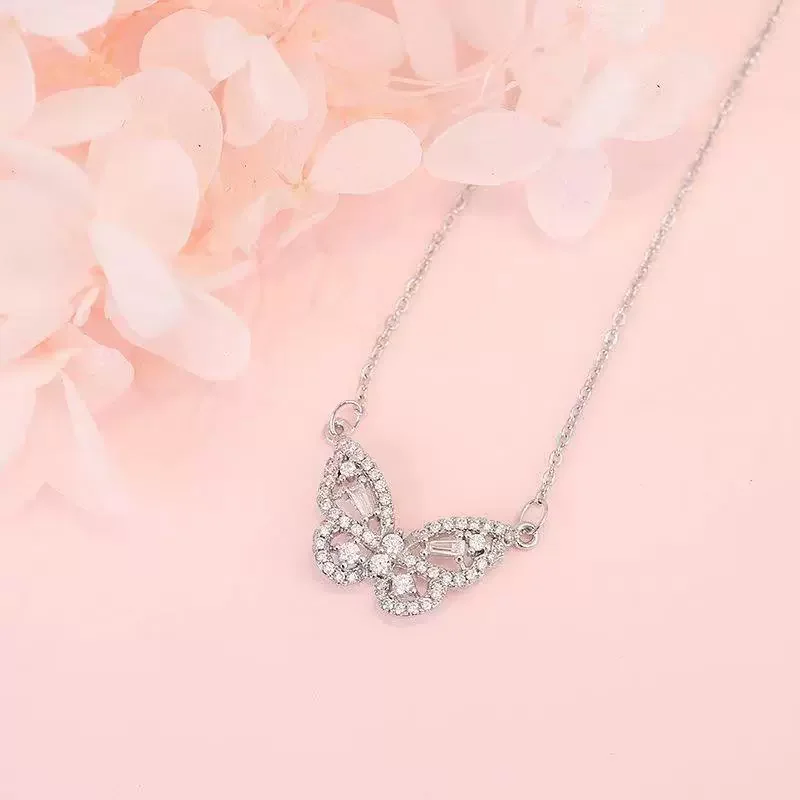 Butterfly Zirconia Necklace