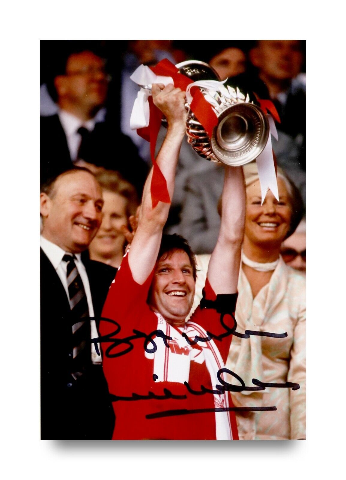 Ronnie Whelan Signed 6x4 Photo Poster painting Liverpool Rep. Ireland Genuine Autograph + COA