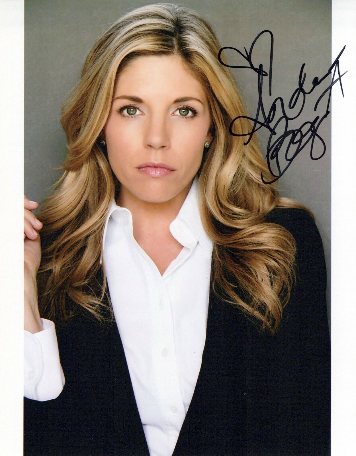 Andrea Bogart glamour shot autographed Photo Poster painting signed 8x10 #8