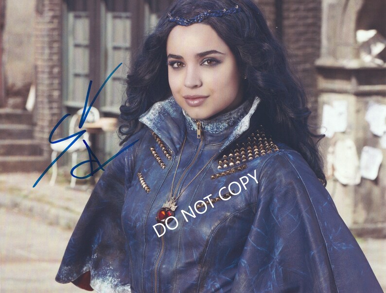 sofia carson descendants 8 x10 Autographed Hand Signed Photo Poster painting