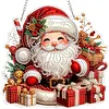 Kit de pendentif de peinture acrylique &agrave; un seul c&ocirc;t&eacute; de No&euml;l 20 cm