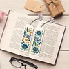 3Pcs Special Shaped Flower Greetings 5D DIY Diamond Painting Book Mark for Home