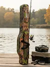 2 Layers 600D Oxford Fishing Pole Case & Bag Fishing Pole Storage Bag for Travel