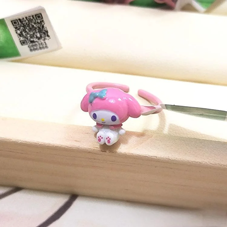 Cartoon Enamel Melo Open Ring