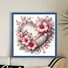 (Counted/Stamped) Flowers Heart-11CT Cross Stitch 40*40cm/15.75*15.75in
