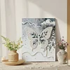 (30x40cm)DIY Pearl Painting Framed Butterfly Handmade Pearl Material Art Kit Living Room Decor