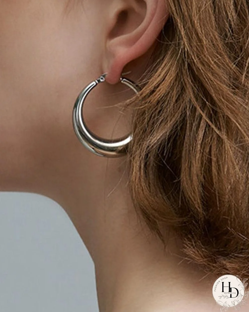 Punk Style Irregular Circle Earrings