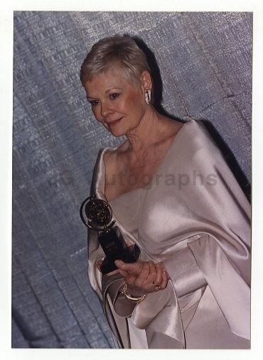 Judi Dench - Vintage Candid Photo Poster painting by Peter Warrack