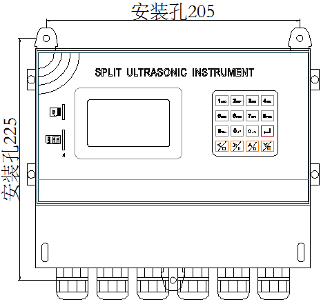 Thread Ultrasonic Flow Meter Indicator For Liquid Level Measurement 1