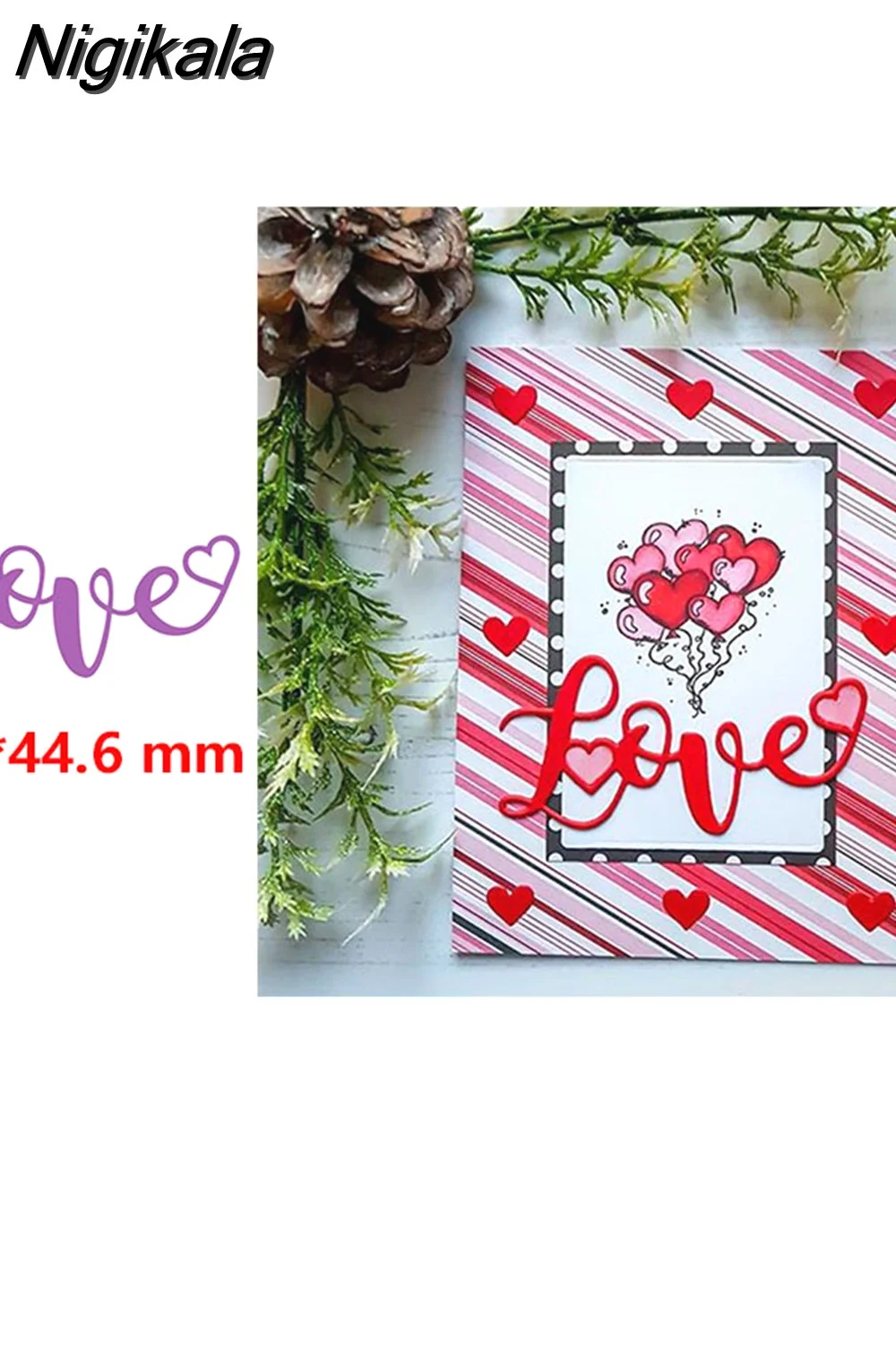 Nigikala Square Circle Oval Heart Frame Butterfly Border Cutting Dies for DIY Scrapbooking Valentine's Cards Crafts New 2023