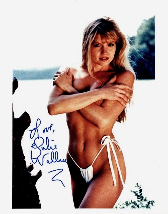 Sexy JULIE WALLACE In-person Signed Photo Poster painting